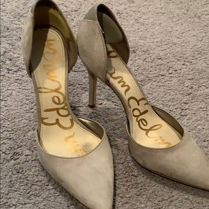 Sam Edelman light gray-beige  heel size 7